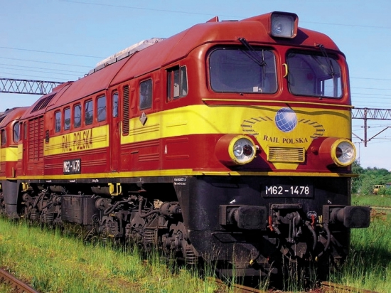 Diesel Locomotive M62 Rail Polska digital with sound<br /><a href='images/pictures/Roco/62768.jpg' target='_blank'>Full size image</a>